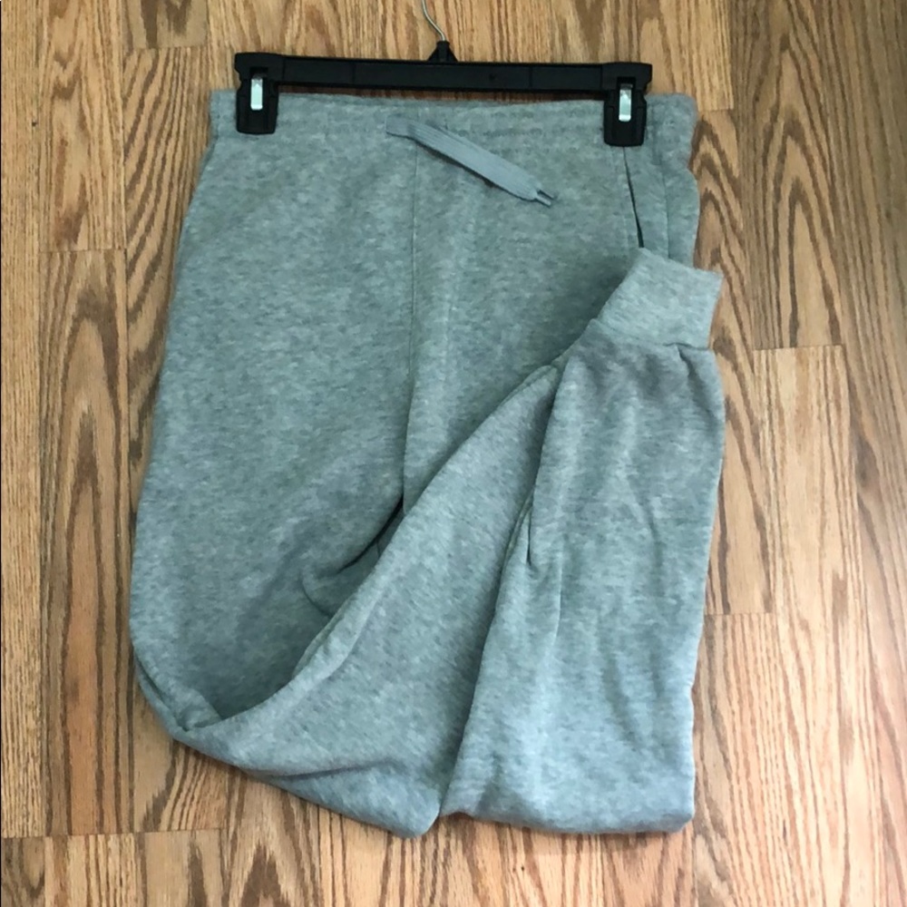 Grey sweatpants